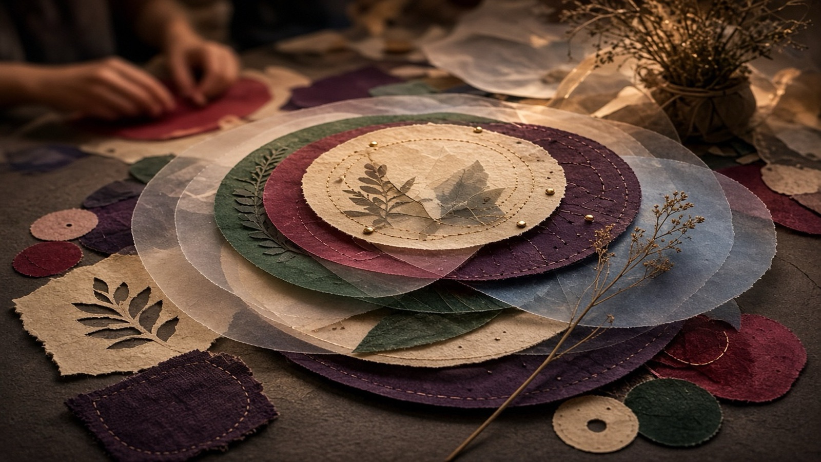 A fictional intergenerational making table